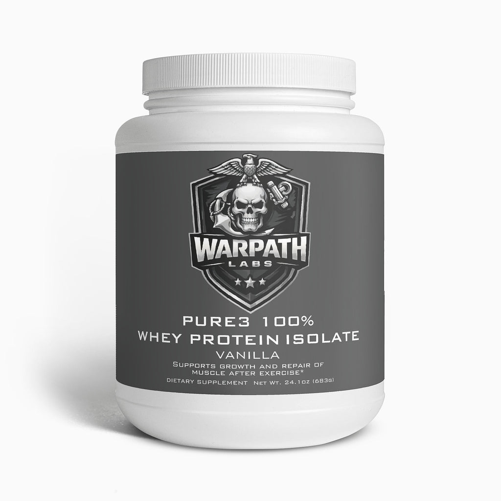 Pure3 100% Whey Protein Isolate (Vanilla)